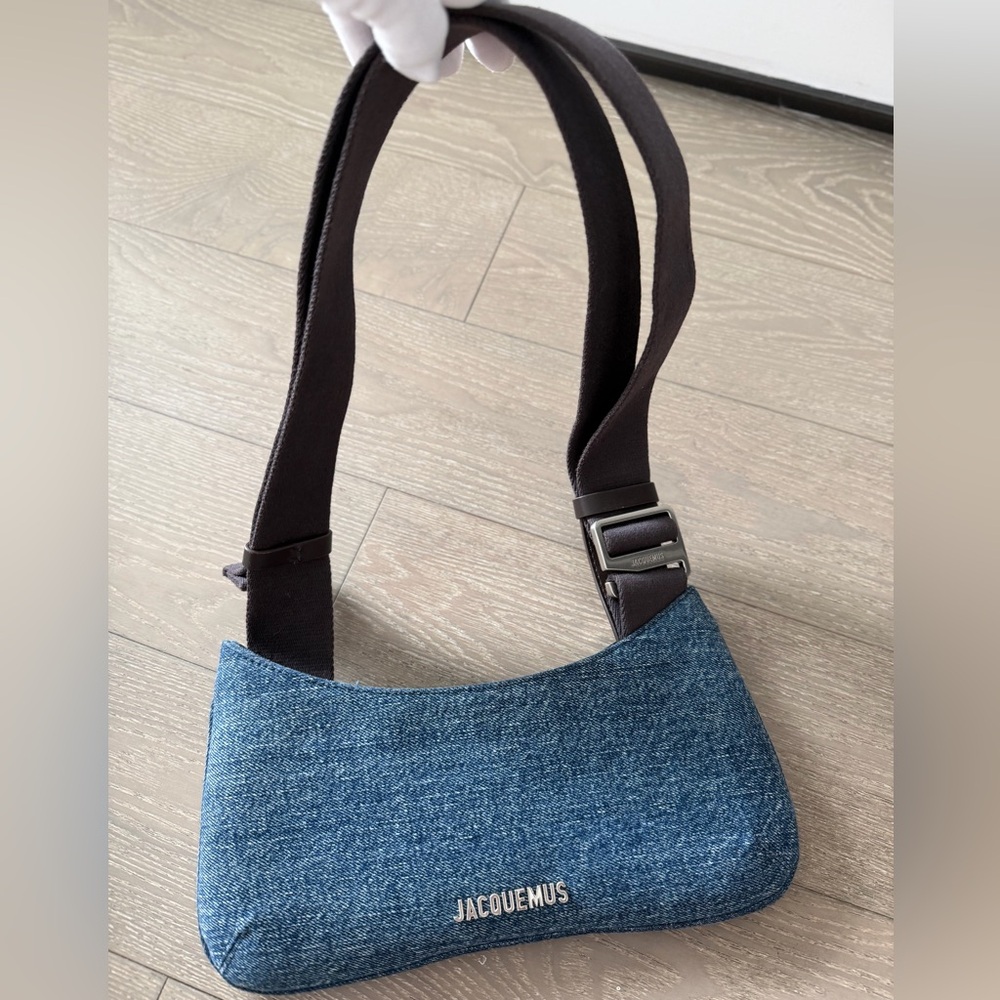 Jacquemus - Le Bisou Gros denim crossbody bag
